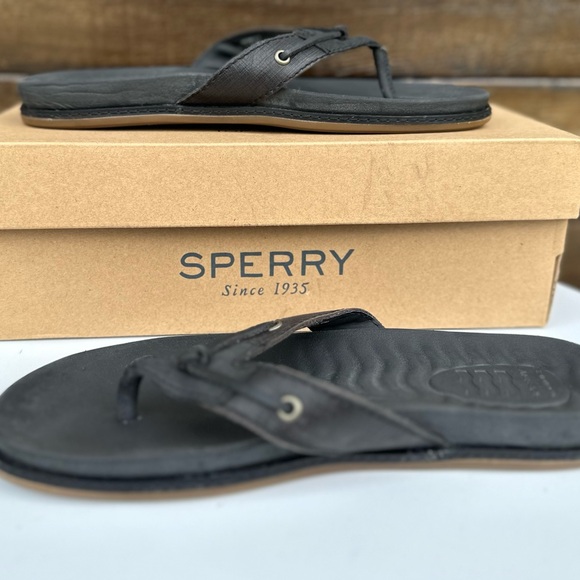 NIB SPERRY Waveside PLUSHWAVE Flip Flops. - Picture 6 of 8